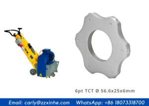Quality Medium 6 Point Scarifier Tungsten Carbide TCT Cutter On Milling Planer Flooring Equipment wholesale