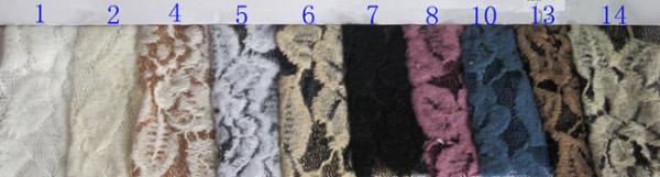 OEM / ODM Customied Brushed Floral Lace Fabric By The Yard Anti-Static CY-LQ0006