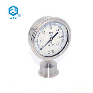 Quality 60kPa 3mm Dia Digital Gas Pressure Gauge Sanitary Diaphragm AFK wholesale