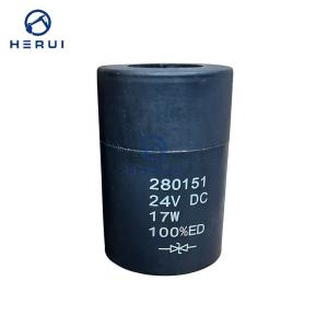 Quality 24v Solenoid Valve Colin 17W 27W 280151 280153 Excavator Spare Parts wholesale