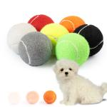 Black Grey Indestructible Tennis Ball Dog 2.5" Durable Tennis Balls For Dogs