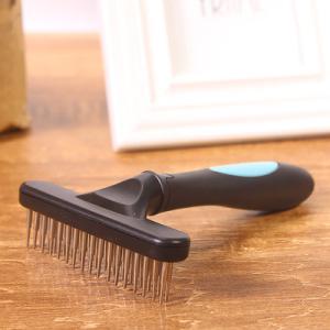 Quality Double Row Dog Grooming Comb For Releasing Dead Hair wholesale