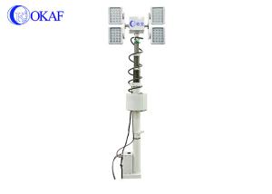 Quality RS485 6M Mobile Aluminum Telescoping Mast 4*120W CREE Lamp wholesale