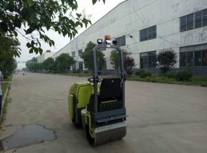 Quality 1ton riding on tandem double drum road roller wholesale