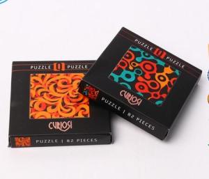 Quality Custom die-cut Printable Paper Cardboard Jigsaw Puzzle Wholesale wholesale