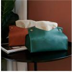 BPA Free Fancy Suede PU Leather Tissue Holder For Car