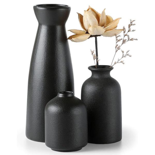 Morandi Color Ceramic Flower Pots Nordic Modern Small Bud Vase for Anniversary