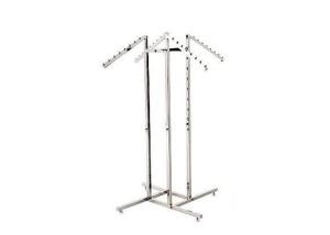 Quality Stainless Steel Spiral Garment Display Stand 500 * 500 * 1400MM For Advertisment Exhibition wholesale