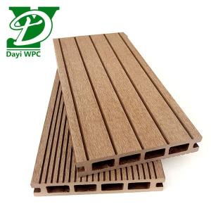 Quality Modern Waterproof Durable Hollow Wood Plastic Composite Decking wholesale