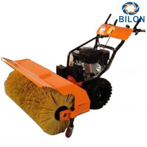 15HP Walk Behind Snow Sweeper Machines Gasoline Powered  Work Width 1000mm
