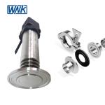 Food Grade Diaphragm Hygienic Industrial Pressure Transmitter 4 - 20mA Output