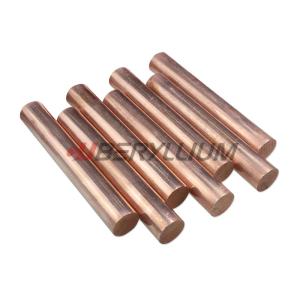 Quality TF00 C17500 Beryllium Copper alloy Round Bars Thermal Conductivity High wholesale
