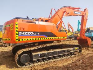 Quality Secondhand Crawler Excavator Doosan Dh220LC-7, Used Digger 220, 100% Original Without Any Repair, Used Construction Machine on Sale wholesale