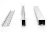 6000 Series Customized Wardrobe Aluminium Profile , Sliding Door Track Profile