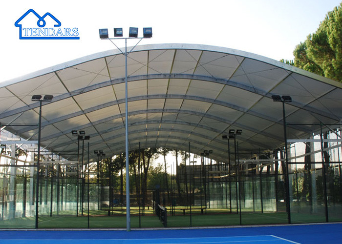 Quot Customizable Panel Roof Sports Hall Tent For Paddle Tennis Court With Outdoor Covers Quot