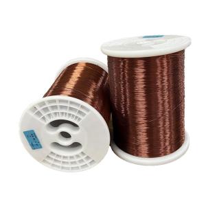 Quality 0.10mm - 2.20mm Enamel Insulated Copper Wire Overcoat Polyamide Thermal Class 155 wholesale