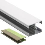 Thermal Break Cabinet Aluminium Window Profiles Powder Coating