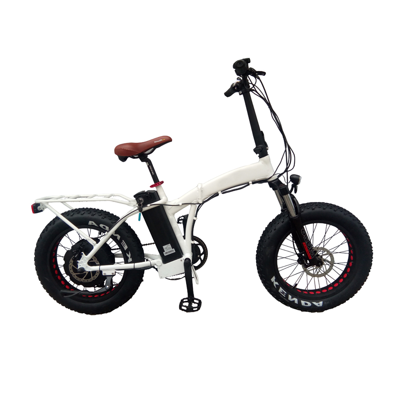 20 inch Snow Fat Tire Electric Bike with 26''*4.8 Tire Width and Charging Time 3 Hours