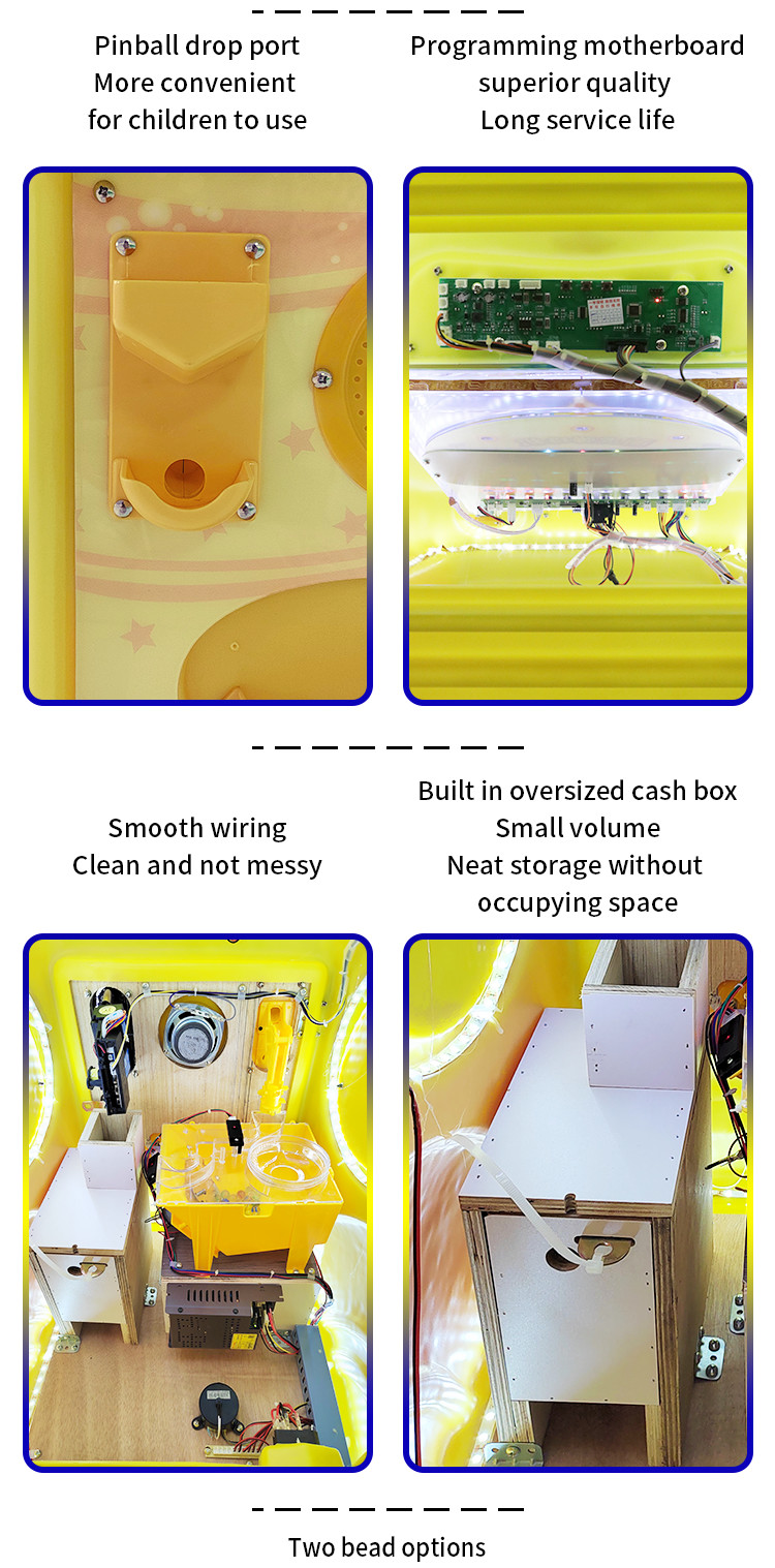 19mm Enchanting Tiger arcade Pinball Machine Fun-Filled Entertainment Colorful Design Skill Testing Game Ideal For Kids