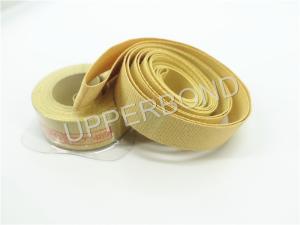 Quality Custom Cigarette Spare Parts Yellow Garniture Tape With Glue wholesale