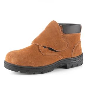 Quality Unisex Welding Safety Shoes Mens Steel Toe Welding Boots Yellow wholesale