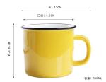 Mixed Color 350CC 12x8.5x8.2cm Personalised Ceramic Mugs