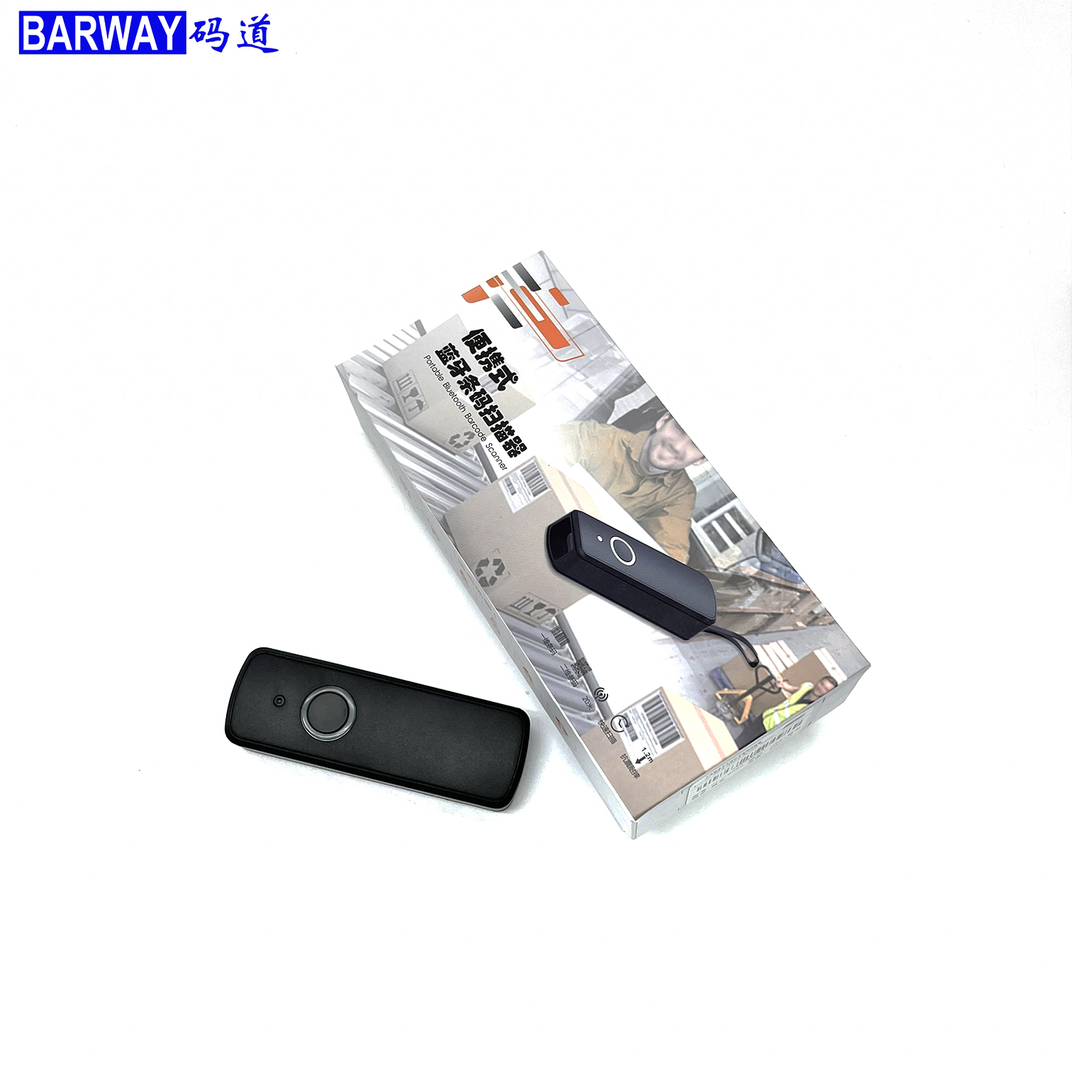 Barway Mini Barcode Scanner For 1D 2D QR Barcode Usb CE A4 CCD Stock