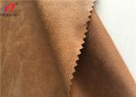 Foil Bronzed Warp Knit Micro Suede Polyester Fabric Faux Suede For Shoes