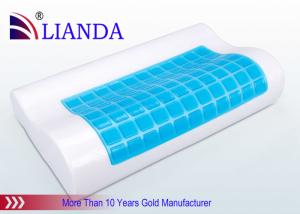 Quality White / Blue Memory Foam Pillows With Standard Size 50kgs / m3 wholesale