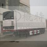 Truck Trailer 45FT Drum Axle Refrigerated Reefer for Frozen Meat and Fresh