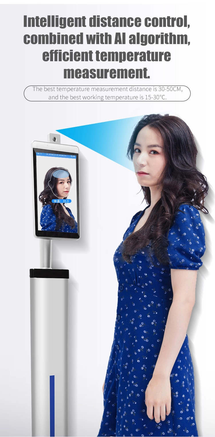 Thermal Camera Android 7 Inch Face Recognition Thermometer