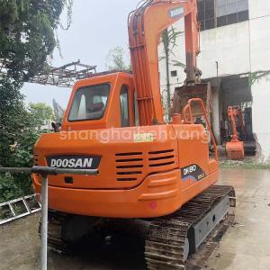 Quality Used Doosan DH80 8 Ton Excavator with Original Hydraulic Valve in Good Condition wholesale