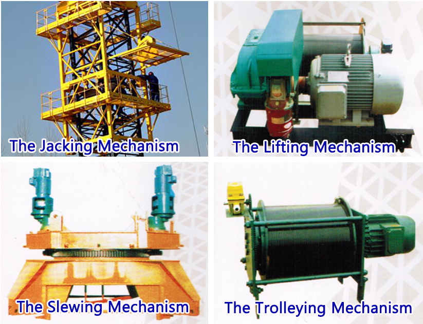 Tower crane hoist motor break assembly