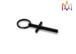 15g Stainless Steel Cross Shaped Custom Shaped Keychains