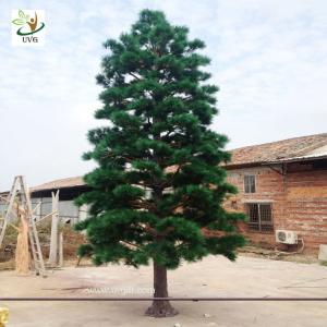 Quality UVG new outdoor christmas decorations artificial pine tree for road ornament made in china GRE065 wholesale