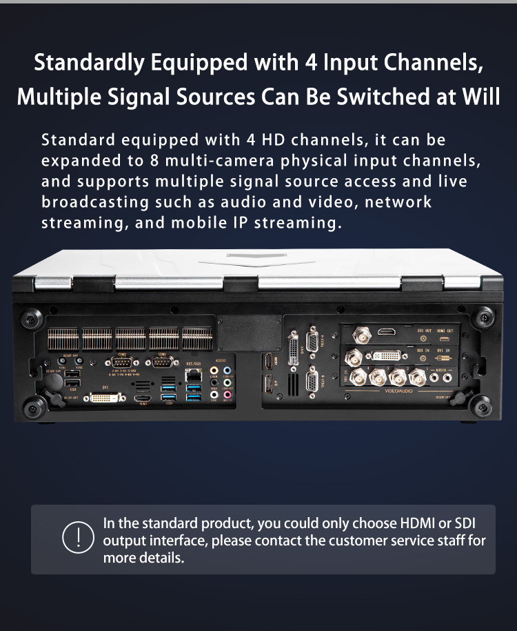 16G RAM TYSTVideo Video Recording and Broadcasting Machine for Campus TV Station Live Streaming