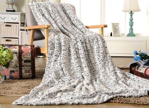 Quality 100% Polyester Pv Plush Soft Faux Fur Blanket Cozy Warm 150*200CM / 200*240CM wholesale