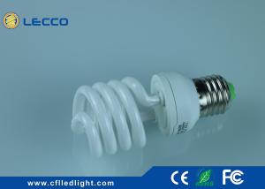 Quality T2 Compact Fluorescent Lamps CFLS , 7mm Half Spiral Fluorescent Light Bulbs 15W 4T wholesale