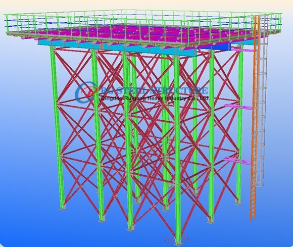 Pre Assembled Galvanized Steel Water Tank Quick Installation Steel Structure Water Tower
