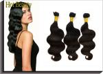 6A+ Remy Virgin Human Hair Extensions Natural Black Body Wave