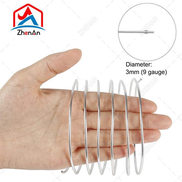 Construction Industry Aluminum Stitching Wire Galvanized Finish Strong Pliable