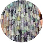 Wholesale Natural Crystal Gemstone Cylinder Shape Beads Agate Cylinder Loose
