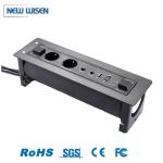 Electric Motorized Desk Flip Socket Meeting Table Power Outlet Plug