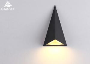 Quality Triangle Up Down Lights Outdoor LED , Black Outdoor Wall Sconce Surface Mounted wholesale