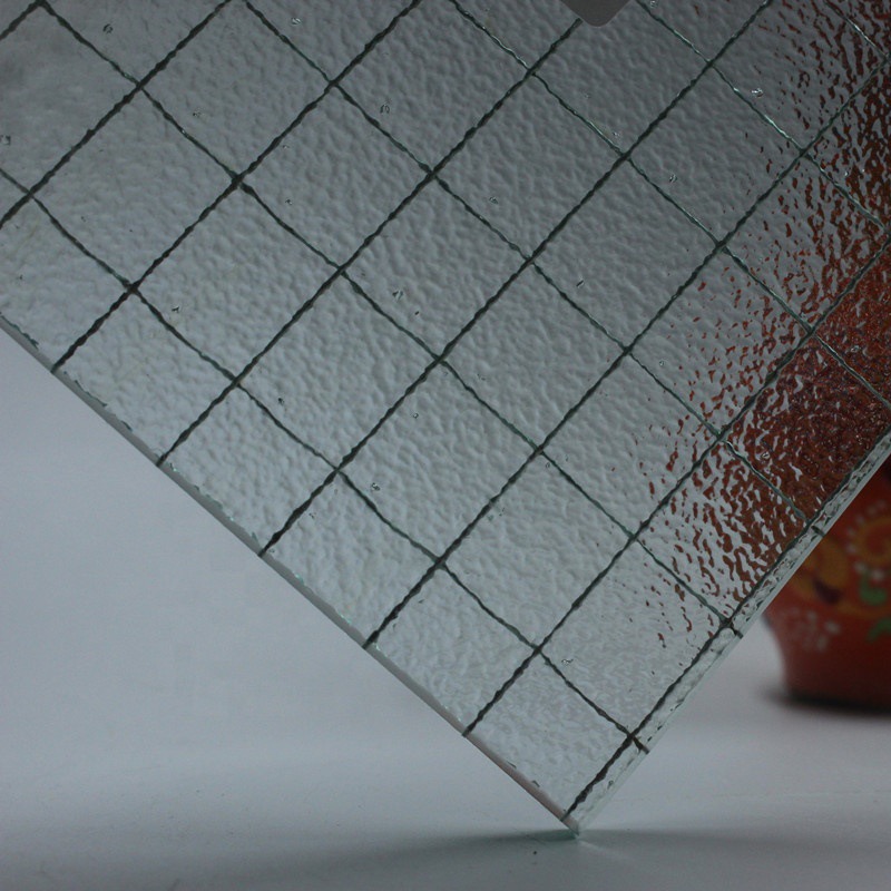 Decorative Tinted Tempered Clear Float Glass Narrow Reeded 2mm For Building