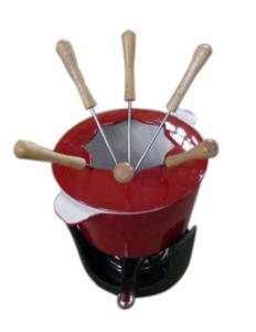 Quality cast iron fondue set wholesale