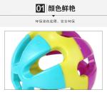 Vibrant Three-Color Pet Bell Ball - Eco-Friendly Plastic Toy for Cats and Dogs -