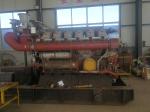 V Cylinder Arrangement Diesel Fuel Jinan Jichai Water-Cooled Generator at