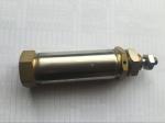 Brass Front / End Caps Mini Pneumatic Cylinder , Small Air Cylinder With /