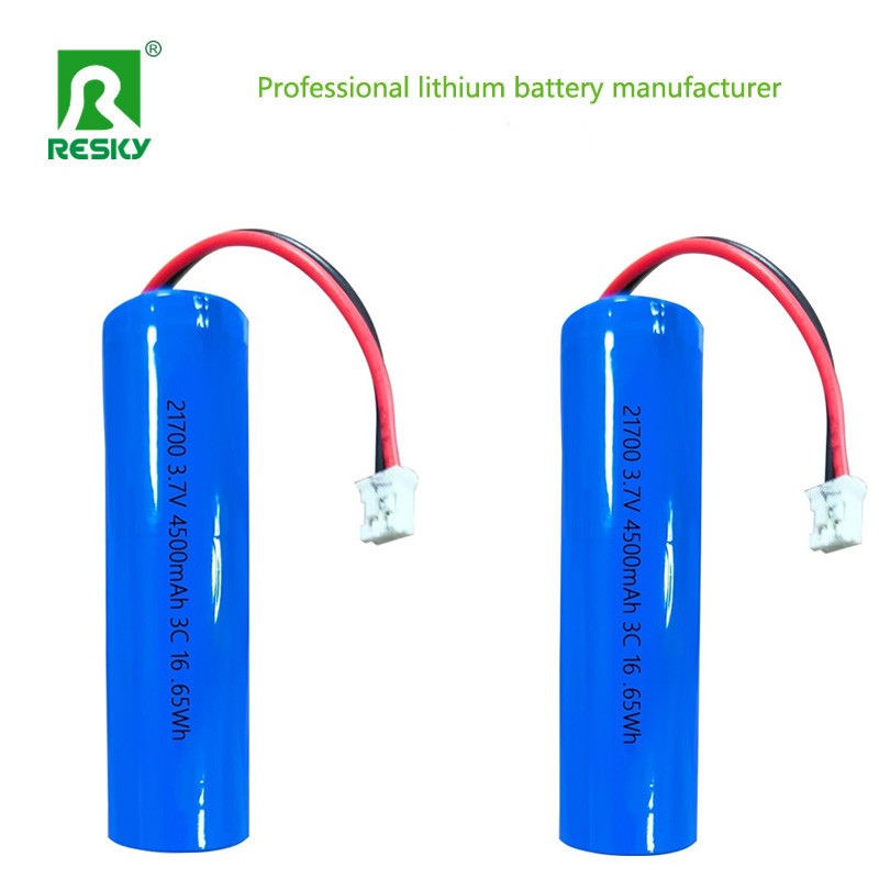 Lithium Cell 21700 7.4v 5000mAh 18.5wh Rechargeable Lithim Ion Battery Pack For Solar Light